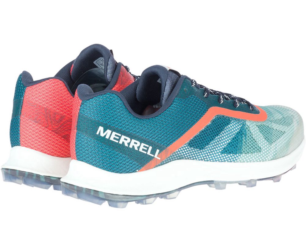 Buty Sportowe Merrell Męskie Mięta/Pomarańczowe - Mtl Skyfire X White Mountains - 405921-ALP